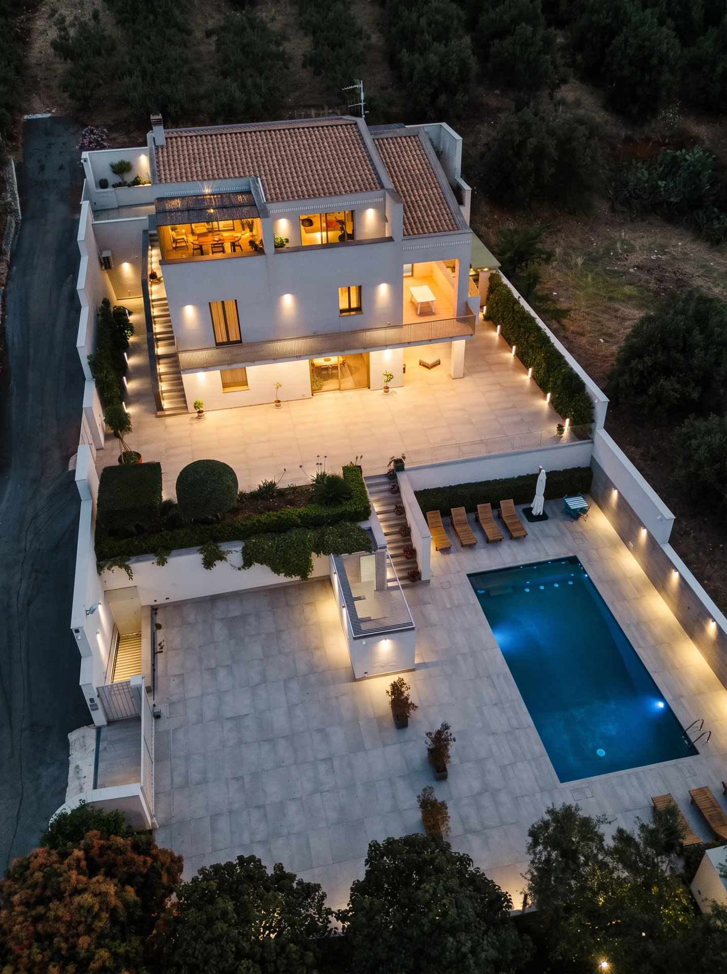 La villa al tramonto — Villa Bizzarria