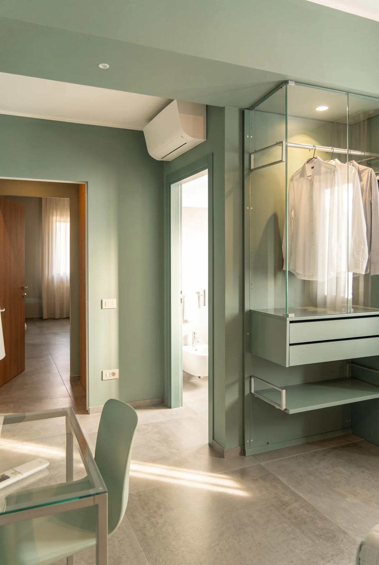 Camera verde — Villa Bizzarria